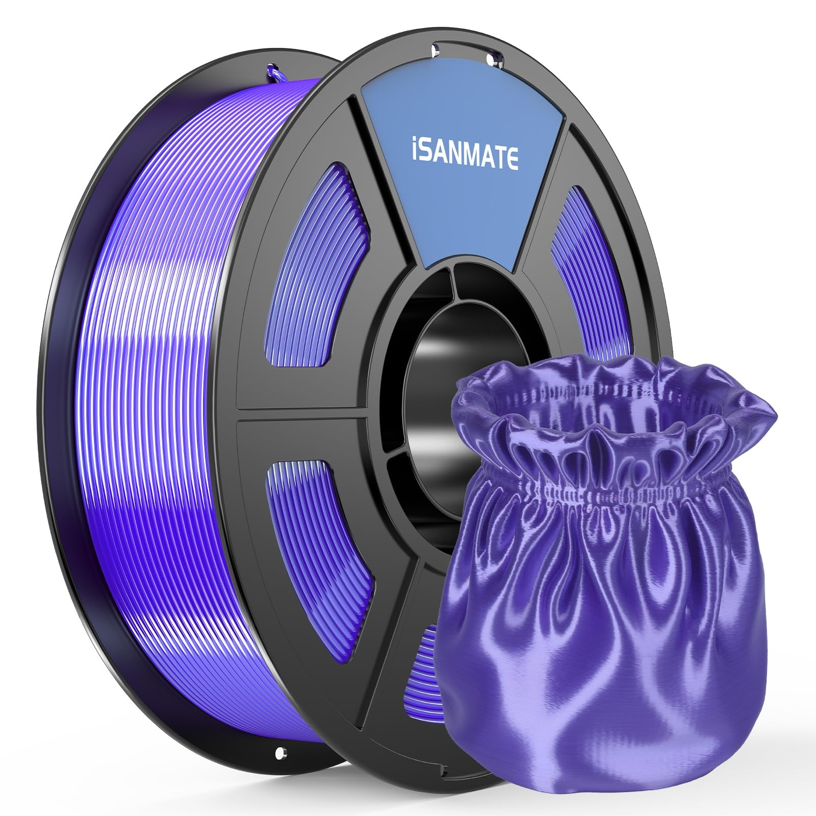 PLA Filament 1.75mm 1KG Lila für 3D Drucker - iSANMATE Kunststoffmaterial