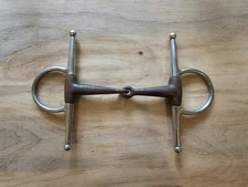 5" Full Cheek Snaffle Sweet Iron Horse Bit Used Single Joint