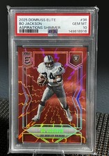 2025 Panini Donruss Elite Aspirations Shimmer Bo Jackson PSA 10 #36