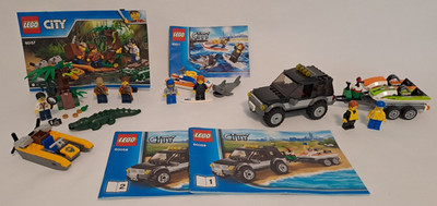 Lego City Set best. 60011 ; 60058 ; 60157 SUV Dschungel Boot