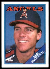 Kirk McCaskill 1988 Topps California Angels MLB READ FREE SHIPPING AutographDen