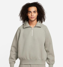 Nike Sportswear Tech Fleece Reimagined 1/2 Zip Top FN3399 XXL Grigio MRSP $180 NUOVO