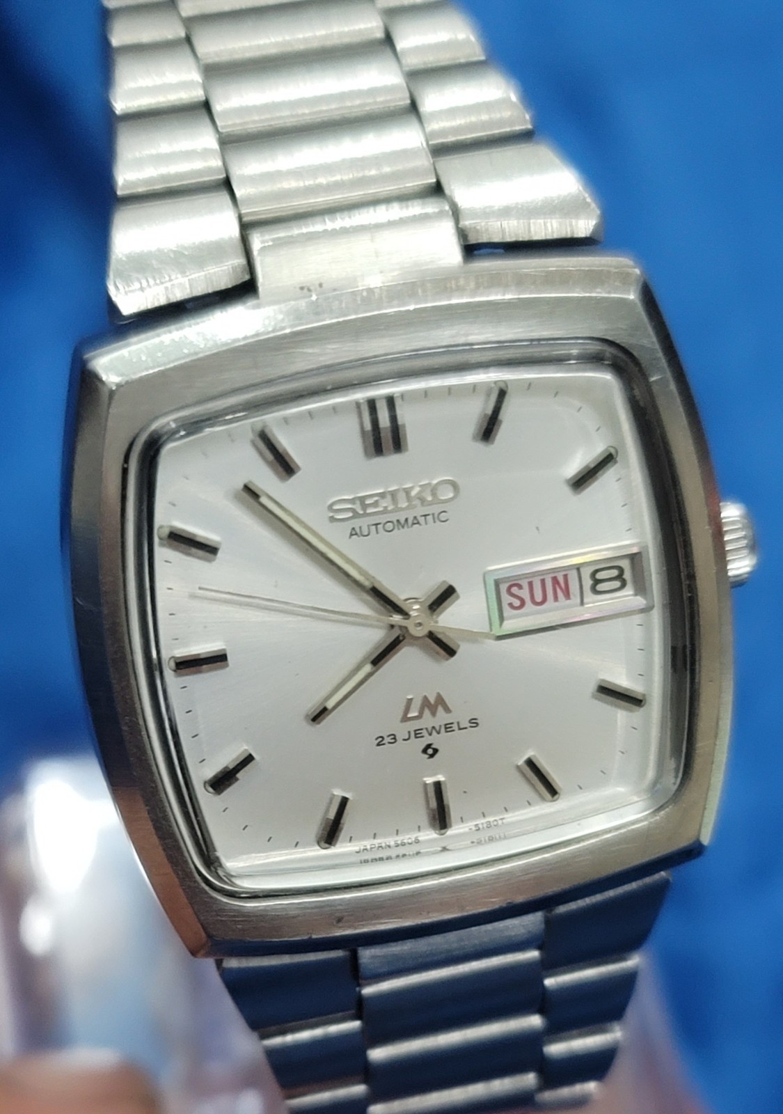 Automatic Watch Japan Mens LM 5606 Seiko/Seiko SS 23J Vintage - vintagewatches.pk