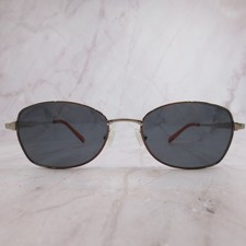 Linda Evans 286 Cocoa Sunglasses Gold Tone Oval Frame 52-17-135 Vintage Style