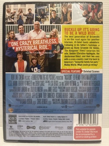 Vacation DVD Feat. Ed Helms Christina Applegate Chris Hemsworth R4 PALi New - Picture 2 of 6