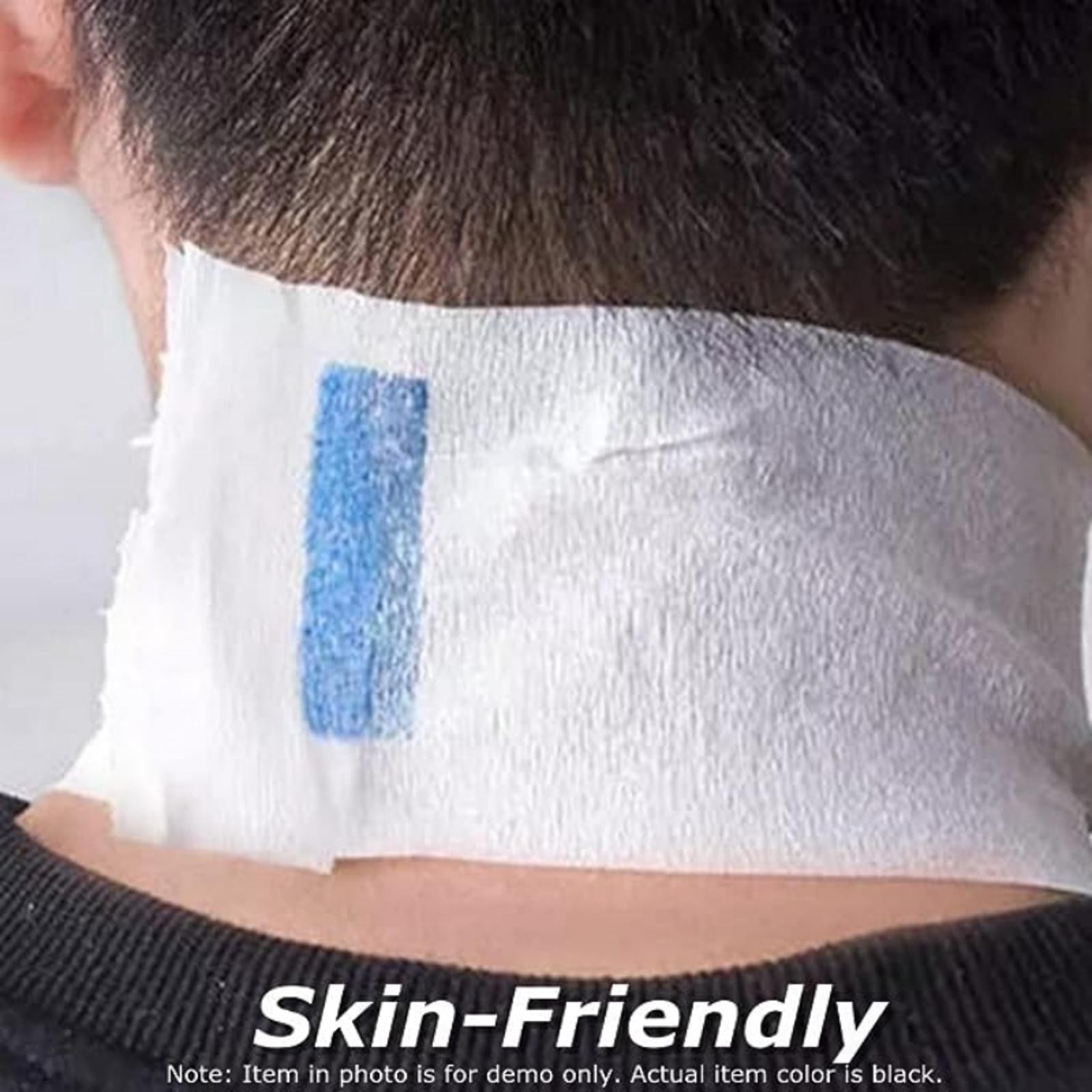 5 Rolls Disposable & Flexible Paper Neck Strips Barber For Salon Hair Cutting[