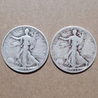 1934-P Walking Liberty Half Dollars 50 Cents 90% Silver Coins Philadelphia Mint