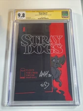 Stray Dogs #1 CGC SS Double Signed Tony Fleecs & Trish Forstner
