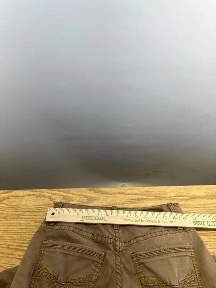 BKE Regular Fit Jake Straight Pants Men's Size 29/32 Khaki Low Rise 5 Pockets - Image 3 of 4