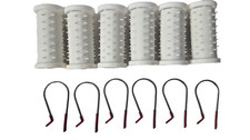 Boots Heated Rollers Wax Hair Curlers *SPARES REPLACEMENTS x 6 large rollers