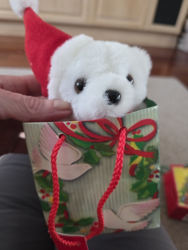 TWO!! Vintage 1980s Hallmark Christmas Bear With Original Bag, Rare Find