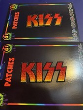 Lot Of 2 KISS Logo 2001 C D Visionary Iron On Patches