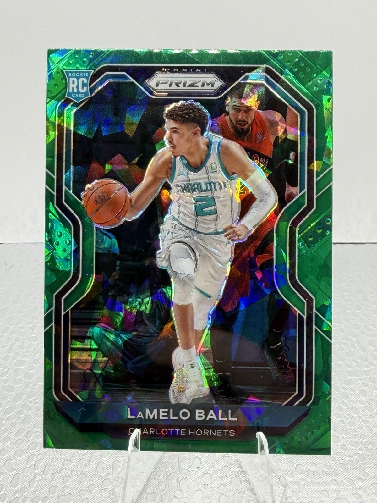 2020-21 Panini Prizm - LaMelo Ball #278 Green Ice Prizm (RC)
