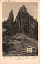 Belluno Cabin Fsigmondy and Cima Dodici f. small not shipped