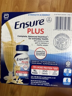 Ensure Plus Complete,Balanced Nutrition For everyday Health.