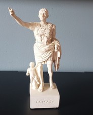 Vintage Las Vegas Caesars Palace Julius Caesar Statue Figurine Casino Nevada EXC