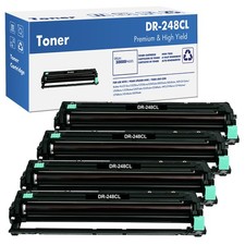 Trommel Kompatibel Für brother DR-248 CL schwarz cyan magenta gelb 30.000 Seiten