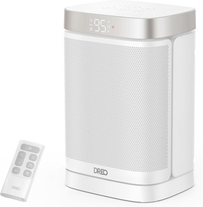 Space Heater with Remote, 70°Oscillating Electric Heaters w/ Digital Thermostat