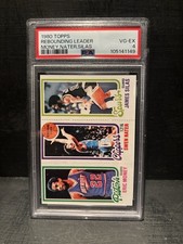 Swen Nater, James Silas & Eric Money 1980-81 Topps Rebound Leader PSA 4
