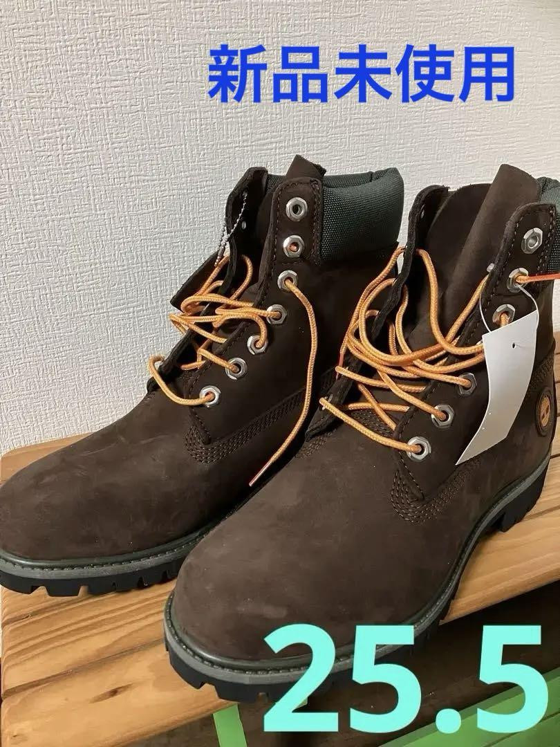 Timberland Leather Nubuck Boots Brown Size US7.5