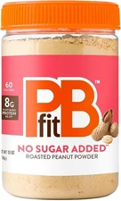 (Free Duty Tax) PBfit No Sugar Added Peanut Butter Powder, Powdered Peanut B