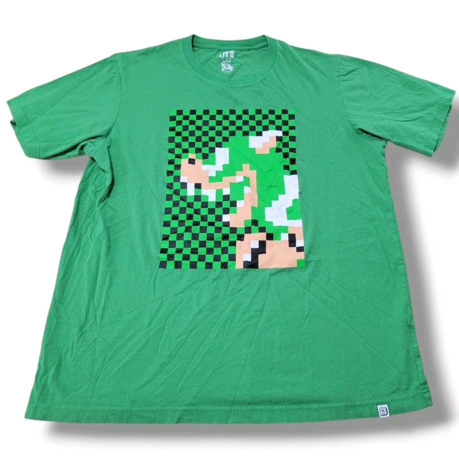 Nintendo Shirt Size Large Uniqlo T-Shirt Bowser King Koopa Graphic Print T-Shirt