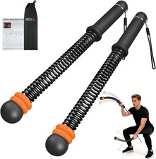 Adjustable Weighted Ropeless Battle Ropes for Home Gym - Portable Cordless Steel