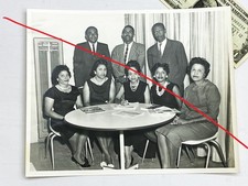 c. 1950's *American Black Society Club Officers ARKANSAS * 8x10 Studio BW glossy