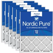 Nordic Pure 14x20x1 Pleated MERV 12 Air Filters 6 Pack (798G)
