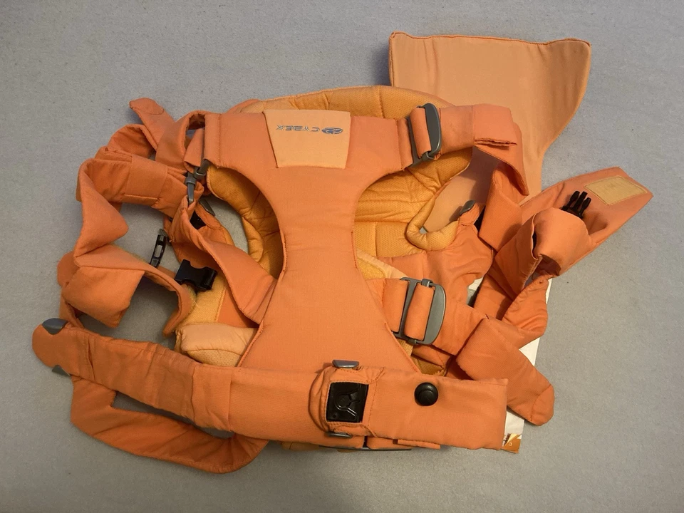 CYBEX i. GO Babytrage, Bauchtrage, Click, Orange, von Geburt bis ca. 1 Jahr - Bild 2 von 4