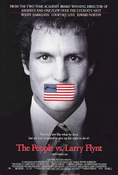 The People Vs. Larry Flynt (Double Sided Regular) (1996) Original Movie Poster
