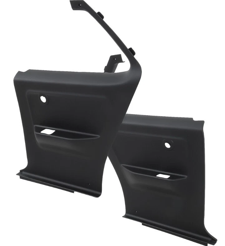 Juego de paneles laterales traseros interiores negros OER para Chevy Nova y Olds Omega 1973-1974 Foto 2 de 4