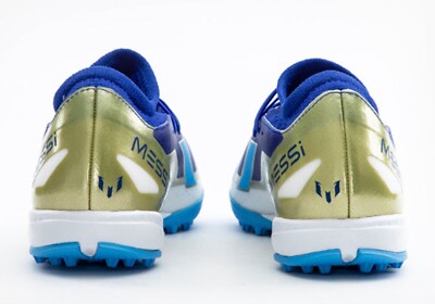 Adidas Men X Crazy-Fast Messi Lea TF Cleats Futsal Blue Soccer