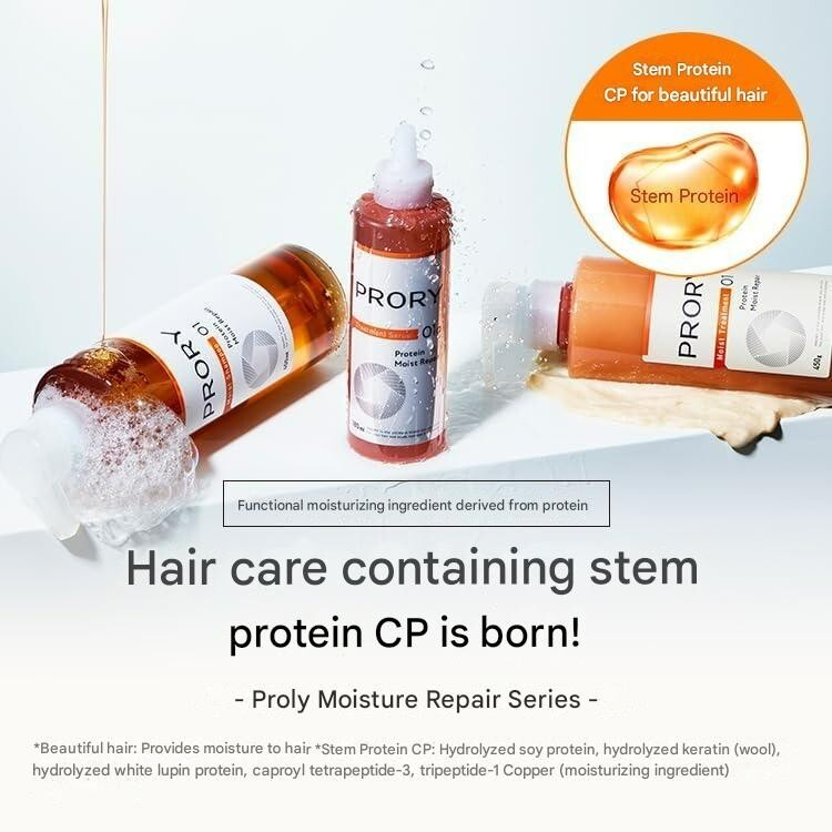 PRORY Moisture Repair Shampoo 450ml Treatment 450g Set Scalp