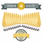 6 -36 Stück Titan Ersatz Messer Klingen für Bosch Indego Mähroboter Rasenroboter