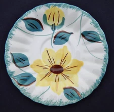 BLUE RIDGE SOUTHERN POTTERY Sunfire 3810, Colonial, Vintage 1940s Saucer 5-7/8"