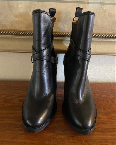 Coach Black Leather Boots Size 9 | eBay
