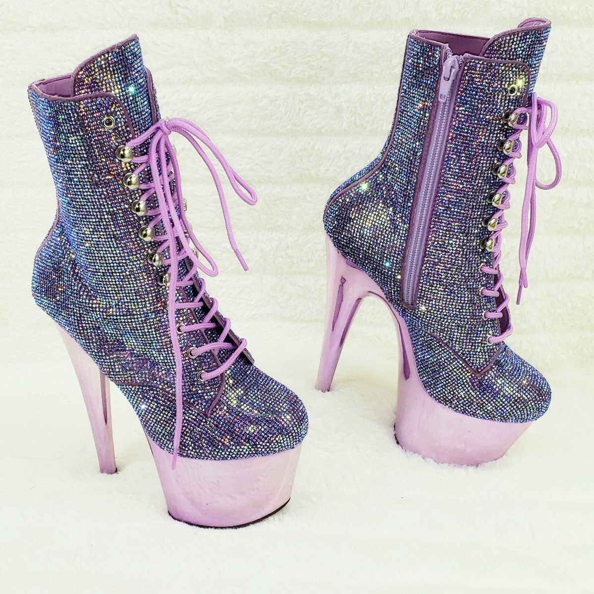 HIME PURPLE 展示品 Adore 1020CHRS Bejeweled Purple Rhinestone 7