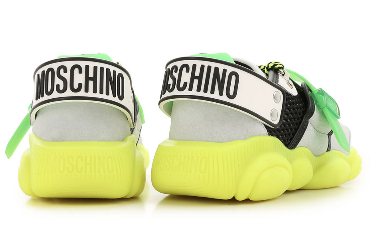 Moschino Couture Special Teddy Shoes Fluo Sneakers Trainers
