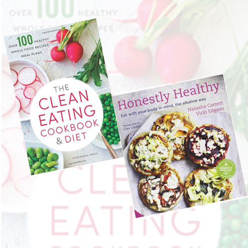 Diet & Healthy Eating Collection 2 Books Set Clean Eating Cookbook & Diet NEW