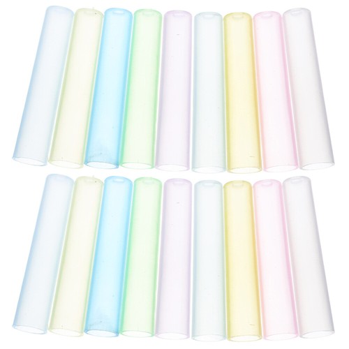 50 Pcs Pencil Case Child Covers for Wood Pencils Colorful Topper - 第 4/12 張圖片