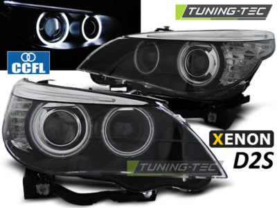 SCHEINWERFER XENON PASSEND FÜR BMW E60/E61 03-04 CCFL HID D2S DUAL PROJECTOR