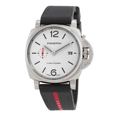 Panerai Luminor Due Luna Rossa Automatic White Dial Men's Watch PAM01381