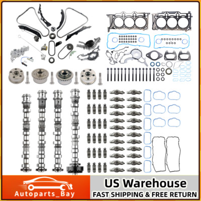 Camshaft Rocker Arms Lifters Kit for Chrysler Jeep Dodge 3.6L V6 Pentastar