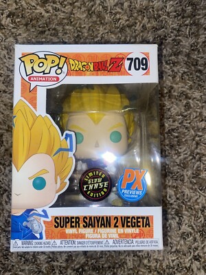 Funko POP! Super Saiyan 2 Vegeta #709 Dragon Ball Z Glow GITD