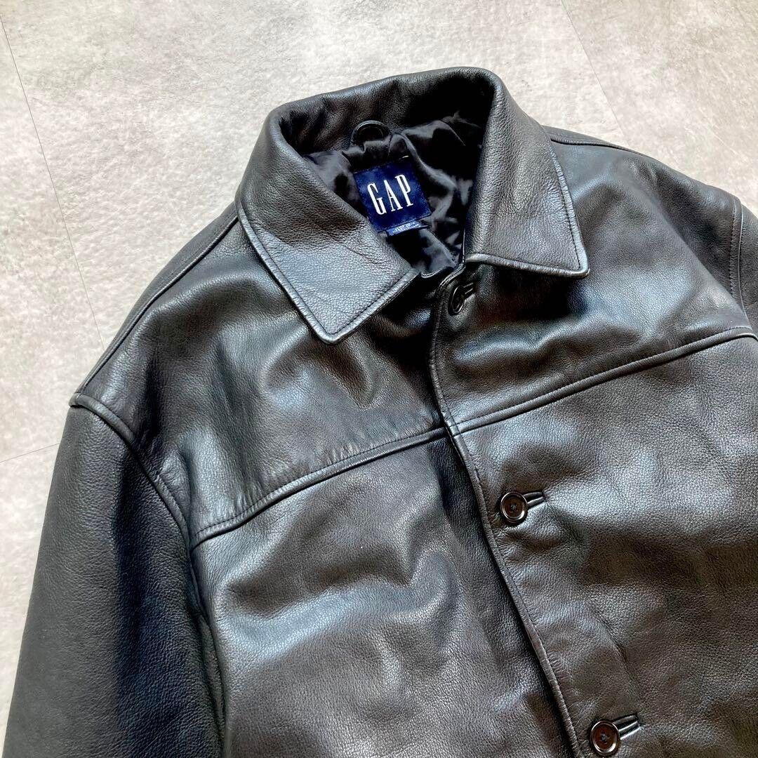 XL】90s OLDGAP leather jacket carcoat Lewis Leathers Schott XL】90s OLDGAP leather jacket carcoat Lewis Leathers Schott