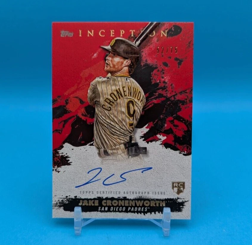 Jake Cronenworth Padres 2021 Topps Inception Rookie Autograph Red /75 #RESA-JCR