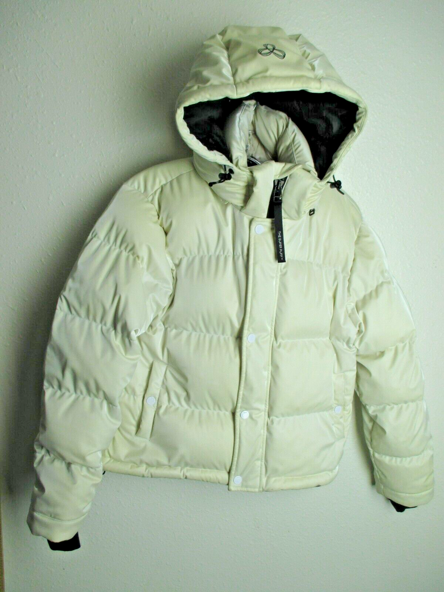 Aritzia TNA The Super PUFF Shorty sz XS women 700 fill down RDS certified  White