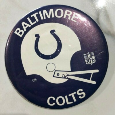BALTIMORE COLTS 1970'S NFL FOOTBALL VINTAGE PINBACK/BUTTON MINT