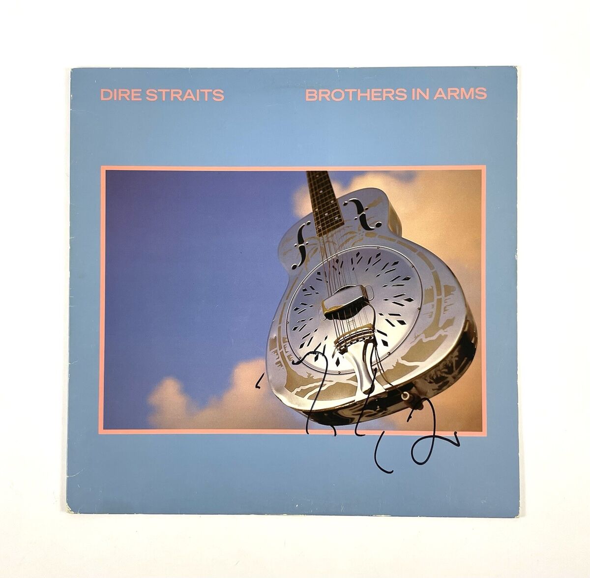 Disco vinile Dire Straits raro firmato Brothers In Arms Mark Knopfler JSA  COA